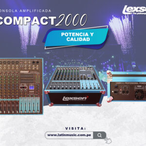 CONSOLA AMPLIFICADA LEXSEN COMPACT 2000 - Imagen 1