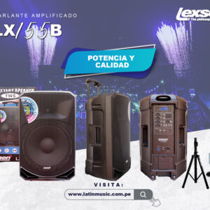 PARLANTE AMPLIFICADO DE 2 VIAS LEXSEN LX155B - Imagen 1