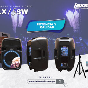 PARLANTE AMPLIFICADO DE 15″ LEXSEN LX-15SW - Imagen 1
